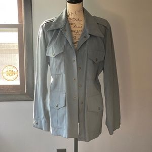 Vintage Denim Utility Jacket